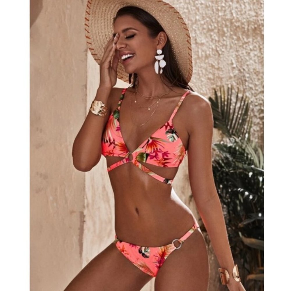 Kara & Kate - Tropical Print Bikini - NWT